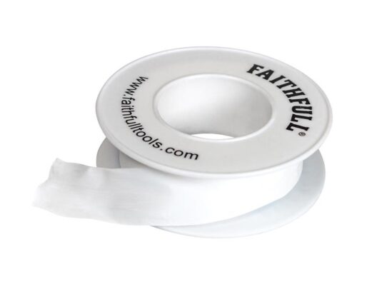P.T.F.E Tape 12mm x 12m White (Pack 10) - Image 2