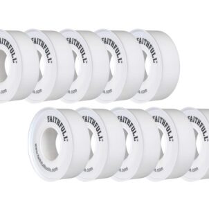 P.T.F.E Tape 12mm x 12m White (Pack 10) - Image 5