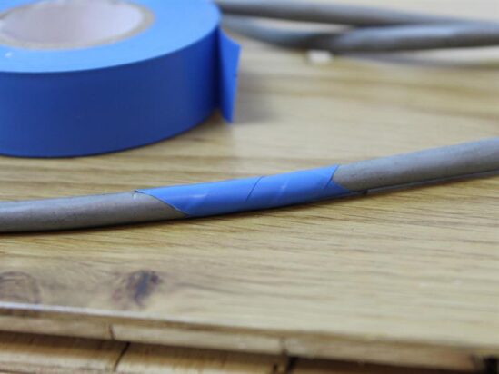 PVC Electrical Tape Blue 19mm x 20m - Image 2