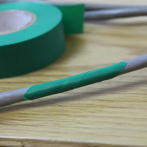 PVC Electrical Tape Green 19mm x 20m - Image 2