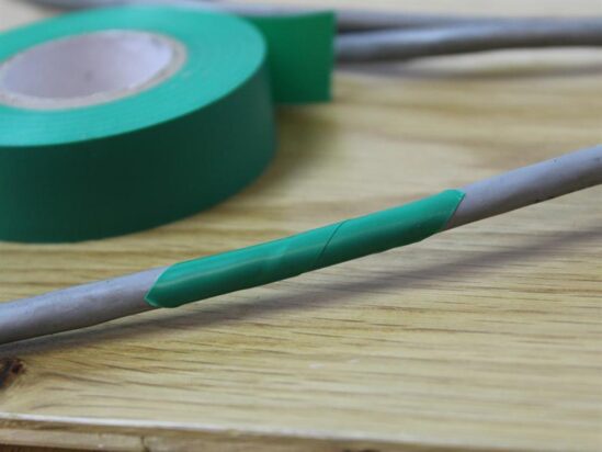 PVC Electrical Tape Green 19mm x 20m - Image 2