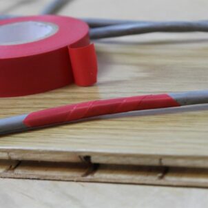 PVC Electrical Tape Red 19mm x 20m - Image 2