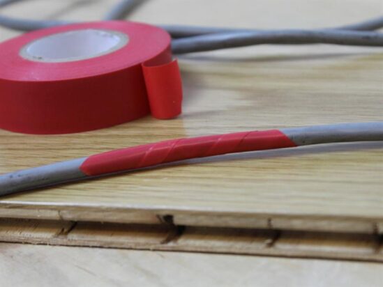 PVC Electrical Tape Red 19mm x 20m - Image 2
