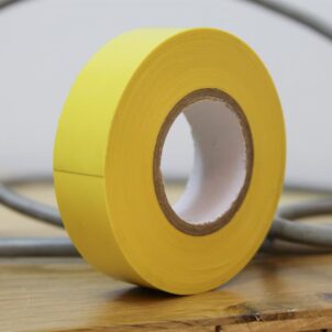 PVC Electrical Tape Yellow 19mm x 20m