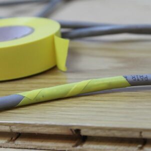 PVC Electrical Tape Yellow 19mm x 20m - Image 2