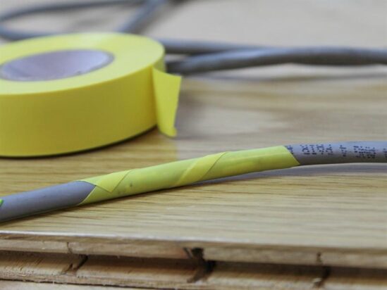 PVC Electrical Tape Yellow 19mm x 20m - Image 2