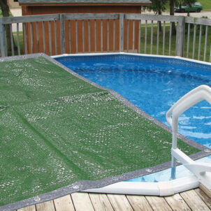 Tarpaulin Green/Silver 3.6 x 2.7m (12 x 9ft) 80gsm - Image 3