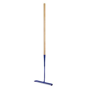 Tarmac Rake 16 Round Teeth - Wooden Handled - Image 3