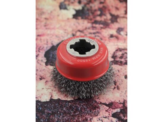 X-LOCK Wire Cup Brush 75mm M14x2, 0.30mm Steel Wire - Image 3