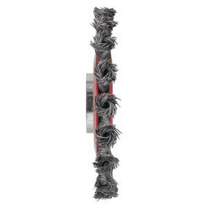 X-LOCK Conical Wire Brush 115mm M14x2, 0.50mm Steel Wire - Image 2