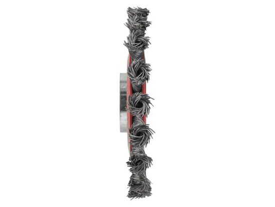 X-LOCK Conical Wire Brush 115mm M14x2, 0.50mm Steel Wire - Image 2
