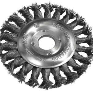 Circular Wire Brush 115 x 12mm M14x2 Bore, 0.35mm Wire
