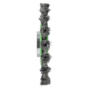 X-LOCK Conical Wire Brush 115mm M14x2, 0.50mm Stainless Steel Wire - Image 2