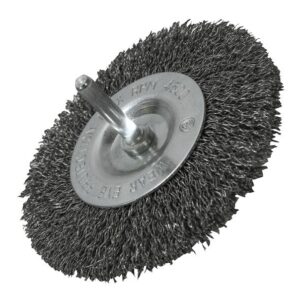 Wire Brush 100mm x 6mm Shank, 0.30 Wire