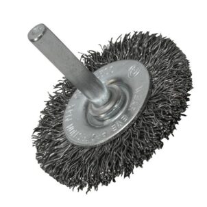 Wire Brush 50mm x 6mm Shank, 0.30 Wire