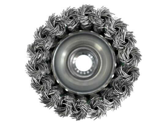 Wire Cup Brush Twist Knot 65mm M14x2, 0.50mm Stainless Steel Wire - Image 2