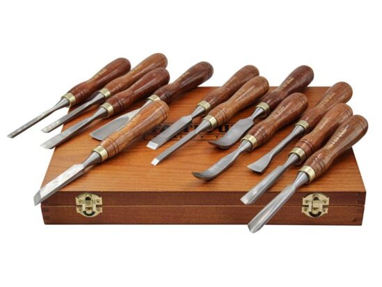 Wood Carving Chisels Set in Case, 12 Piece - Image 6