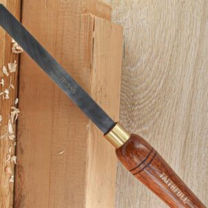 HSS Turning Chisel 15mm Diamond Point Scraper - Image 2