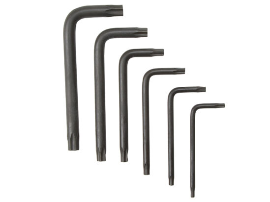 89R.JP6 ResisTORX Hexagon Key Set of 6 (TX10 - TX40) - Image 3