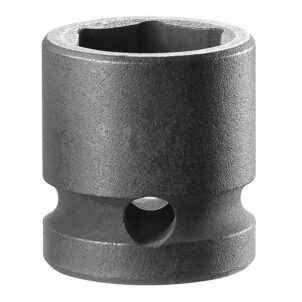 6-Point Stubby Impact Socket 1/2in Drive 18mm