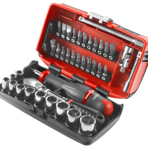 1/4in Drive Nano Socket Set, 38 Piece