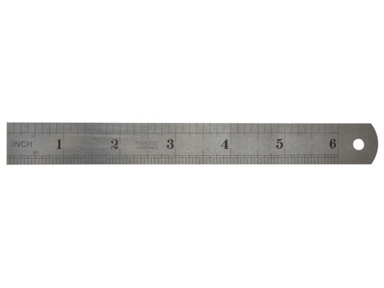F106ME Steel Rule 150mm / 6in