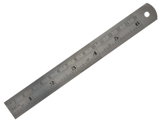 F106ME Steel Rule 150mm / 6in - Image 3