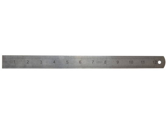 F112ME Steel Rule 300mm / 12in - Image 2