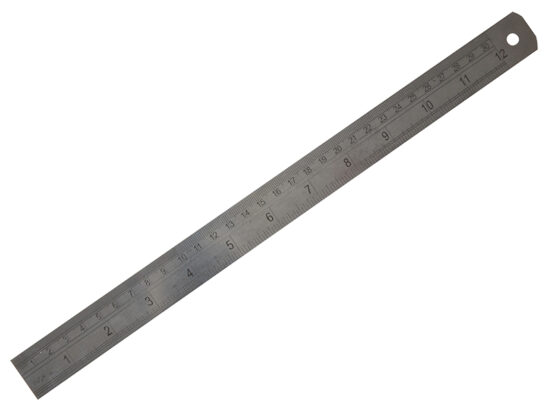 F112ME Steel Rule 300mm / 12in