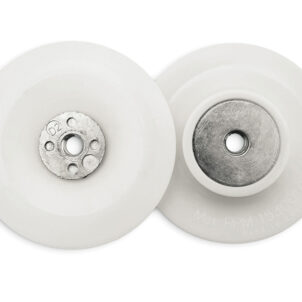 Angle Grinder Pad White 100mm (4in) M10 x 1.50