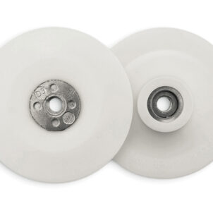 Angle Grinder Pad White 100mm (4in) 3/8 x 24 UNF