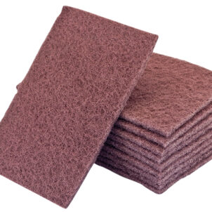 Hand Pads Maroon Very Fine 230 x 150mm (Pack 10)