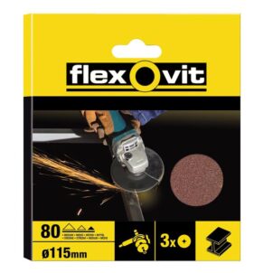 Aluminium Oxide Fibre Disc 115mm Medium 50G (Pack 10)