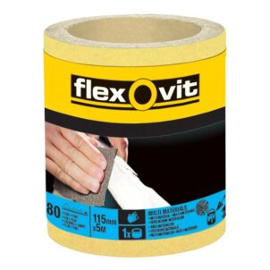 High Performance Sanding Roll 115mm x 5m Extra Coarse 40G