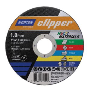 Clipper® Multi-Materials Cutting Discs 115 x 22.23mm (Tin of 10)
