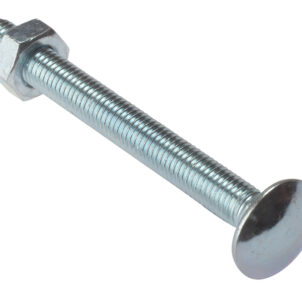 Carriage Bolt & Nut ZP M10 x 110mm Bag 10