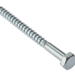 Coach Screw Hexagon Head Single Thread ZP M10 x 200mm Bag 10