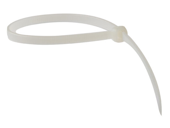 Cable Tie Natural/Clear 4.8 x 300mm (Bag 100)