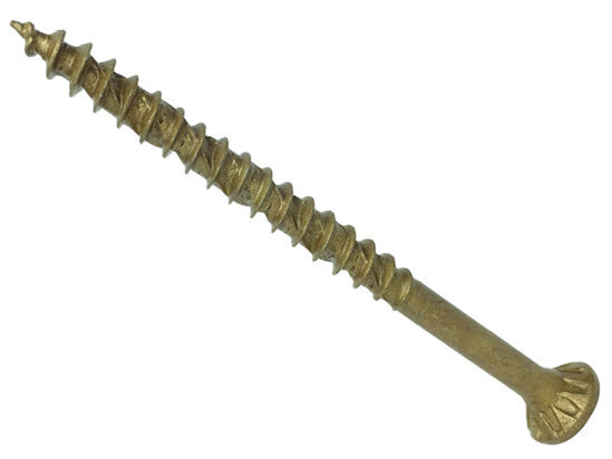 ForgeFast TORX® Compatible Decking Screws CSK Tan 4.5x60 T25 Tub 500