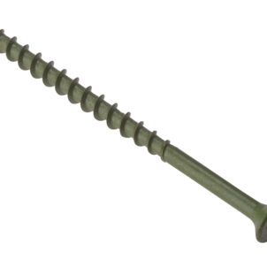 Decking Screw Pozi Compatible ST Green Anti-Corrosion 4.5 x 55mm Tub 1000