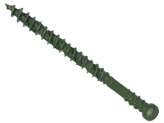 ForgeFast TORX® Compatible Decking Screws Reduced Head Green 4.5x60 T15 Tub 500