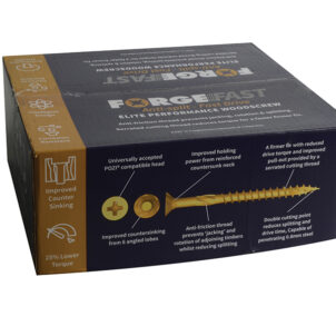 ForgeFast Pozi Compatible Wood Screw Forge Pack 1800 Piece