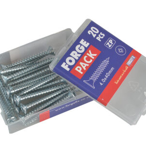 Multi-Purpose Pozi Compatible Screw CSK ST ZP 4.0 x 40mm Forge Pack 20 - Image 2