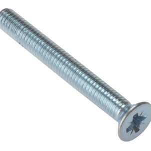 Machine Screw Pozi Compatible CSK ZP M6 x 50mm Bag 25