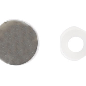 Domed Cover Cap Chrome Coloured No. 6-8 Bag 25