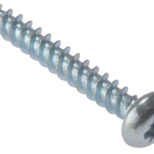 General Purpose Pozi Compatible Screw Round Head TT ZP 1in x 6 Box 200