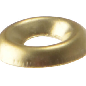 Screw Cup Washers Solid Brass Polished No.10 Bag 200