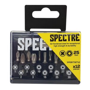 Spectre™ Bit Set, 12 Piece
