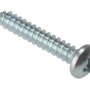 Self-Tapping Screw Pozi Compatible Pan Head ZP 1.1/4in x 8 Box 200
