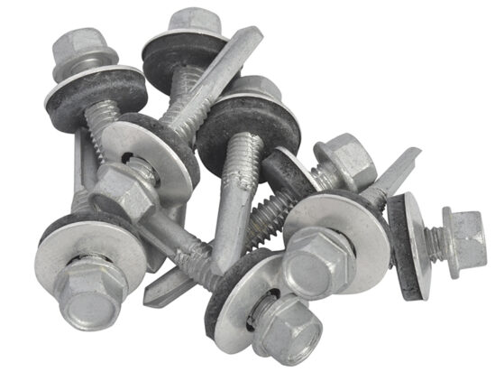 TechFast Hex Head Roofing Screw Self-Drill Heavy Section 5.5 x 35mm Pack 100 - Image 2